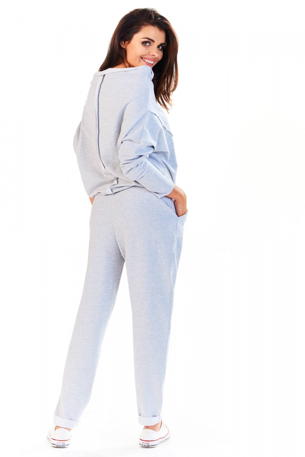 Kombinezon Damski Model M145 Grey - Infinite You - obrazek 4