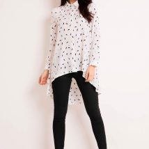 Koszula Damska Model M125 Blue Parasolki – Infinite You