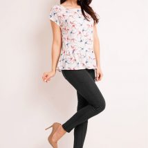 Bluzka Model M130 Ptaki Ecru – Infinite You