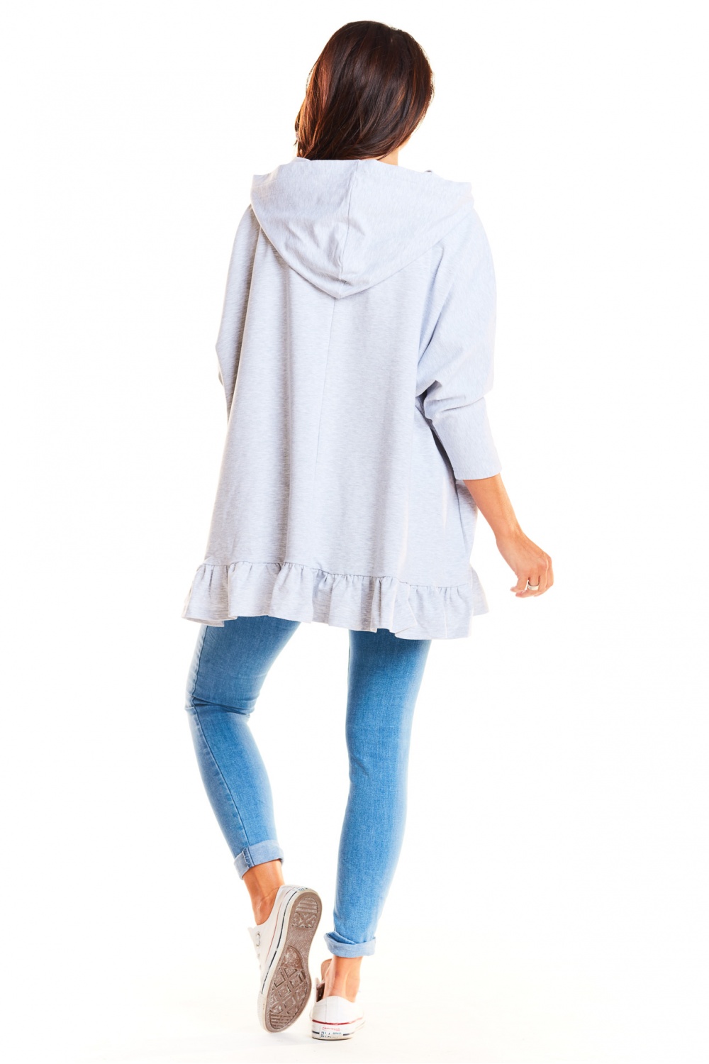Bluza Damska Model M184 Light Grey - Infinite You - obrazek 4