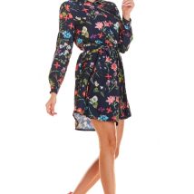 Sukienka Model M202 Flowers Navy – Infinite You