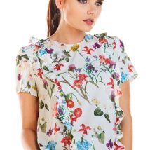 Bluzka M198 Flowers Ecru – Infinite You