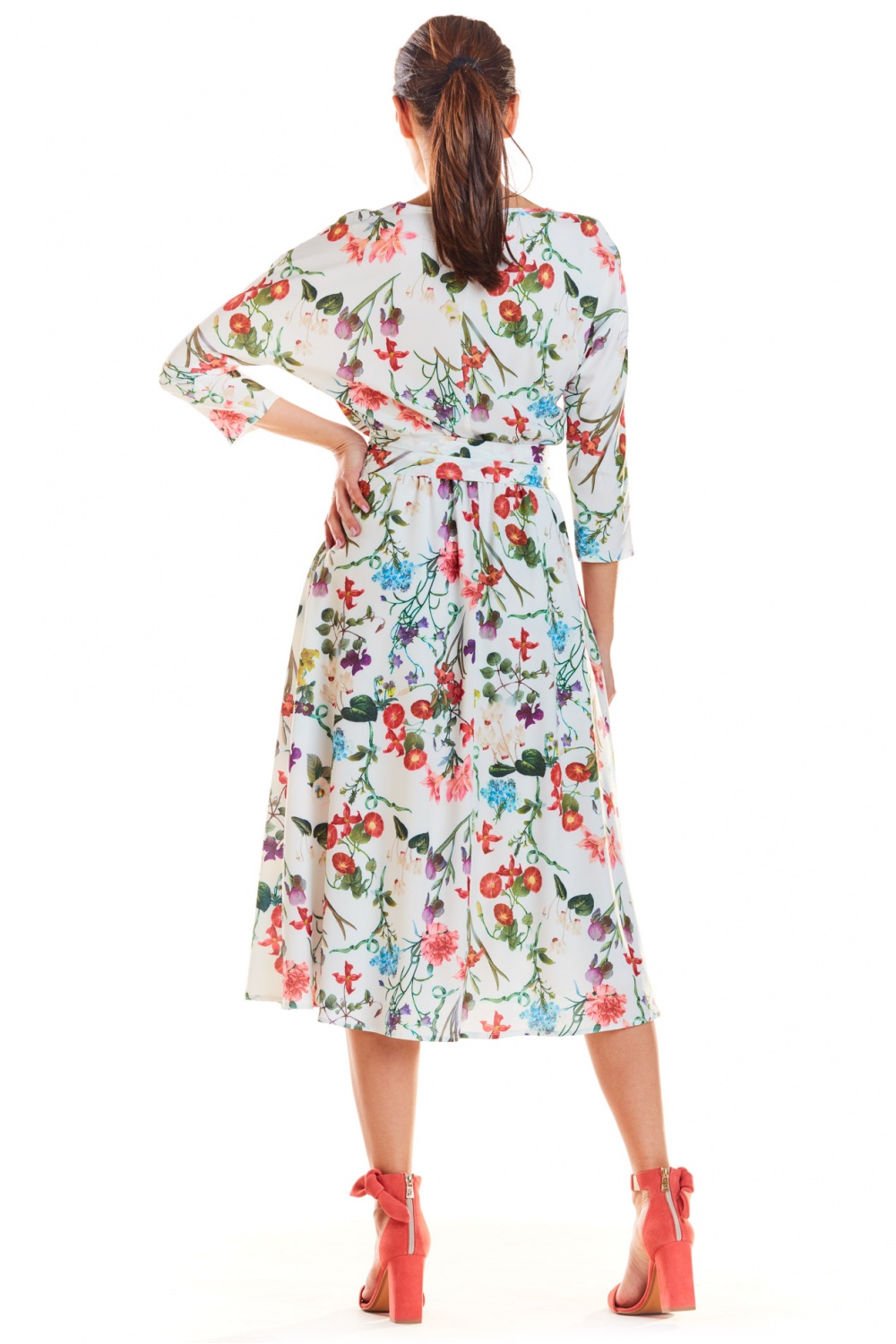 Sukienka Model M192 Flowers Ecru - Infinite You - obrazek 4