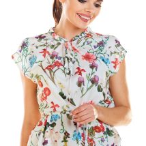 Bluzka Model M194 Flowers Ecru – Infinite You