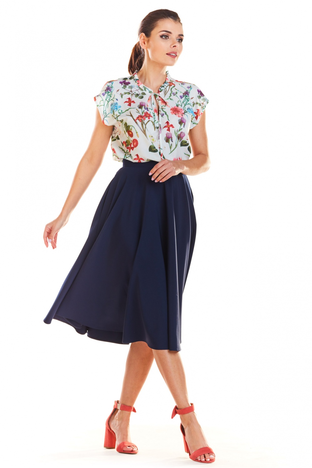 Spódnica Model M190 Navy - Infinite You - obrazek 3