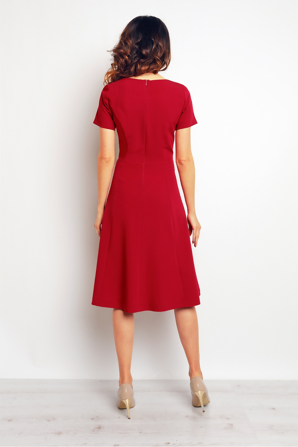 Sukienka Model M095 Bordo - Infinite You - obrazek 4