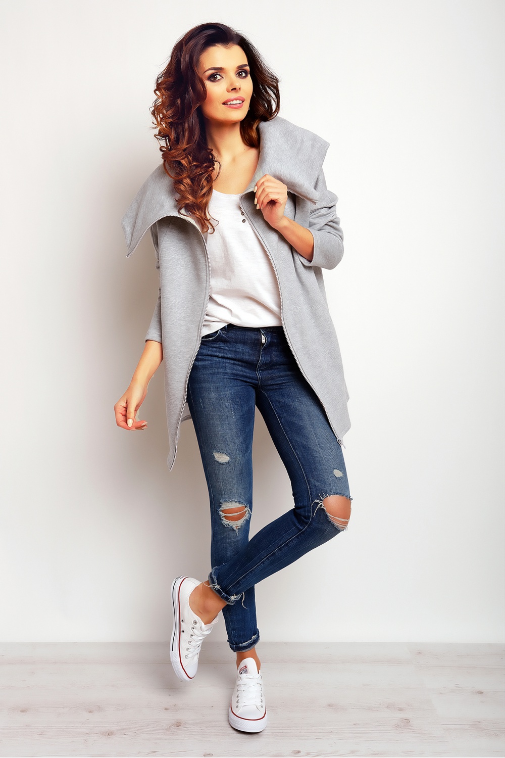 Bluza Damska Model M088 Grey - Infinite You