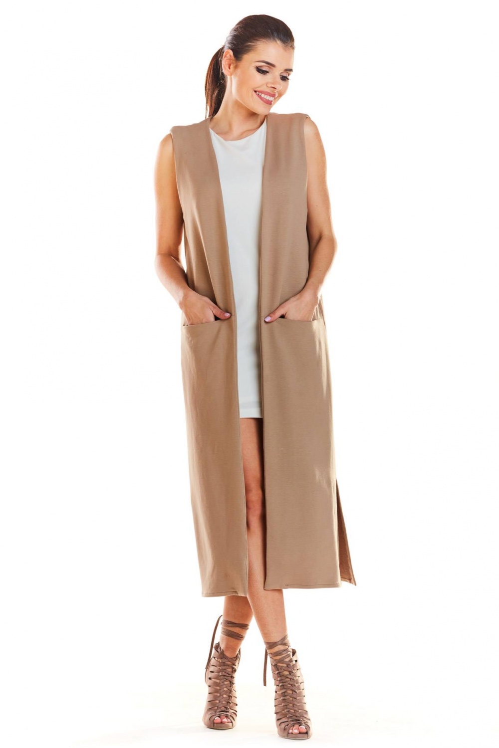 Kamizelka Damska Model M197 Beige - Infinite You