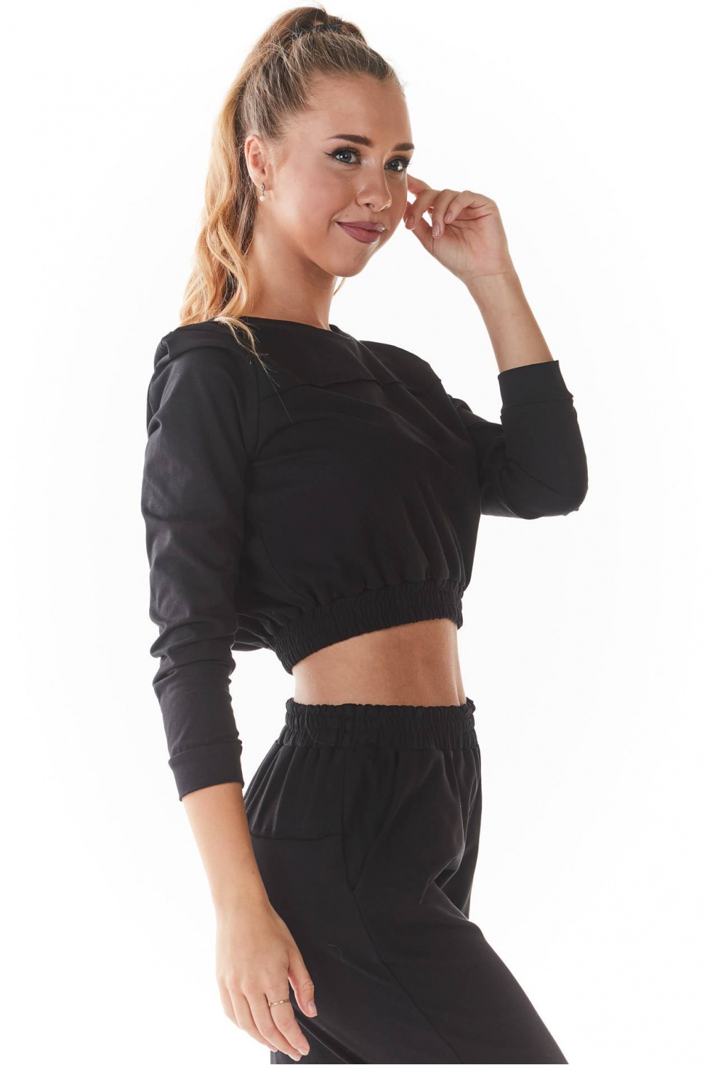 Bluza Damska Model M235 Black - Infinite You - obrazek 5