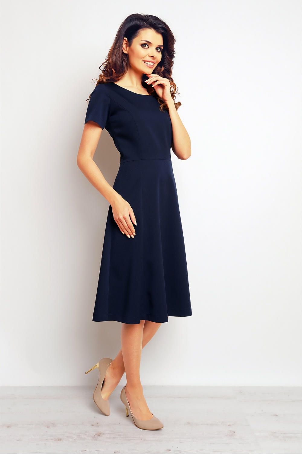 Sukienka Model M095 Navy - Infinite You - obrazek 3