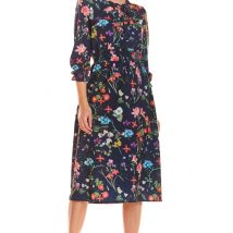Sukienka Model M201 Flowers Navy – Infinite You