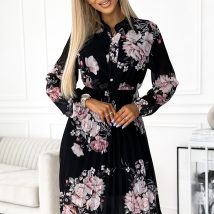 Sukienka Model 449-3 Carla Rose/Black – Numoco