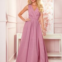 Sukienka Model Justine 362-1 Powder Pink Brokat – Numoco