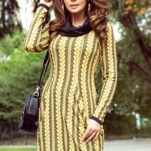 Sukienka Model 277-1 Honey Warkocz – Numoco