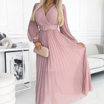 Sukienka Model 414-2 Klara Powder Pink – Numoco