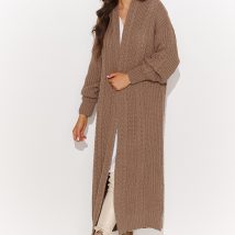 Sweter Kardigan Model NU_S91 Cappuccino – Numinou