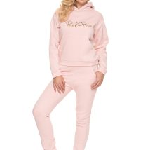 Spodnie Dres Damski Model 0196 Powder Pink – PeeKaBoo