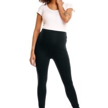 Legginsy Ciążowe Model 1469B Black – PeeKaBoo