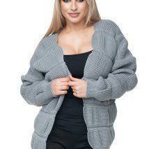 Sweter Kardigan Model 40022 Grey – PeeKaBoo