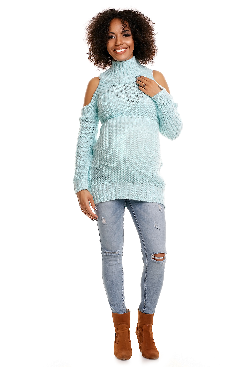 Sweter model 30040C Ice Mint - PeeKaBoo - obrazek 3