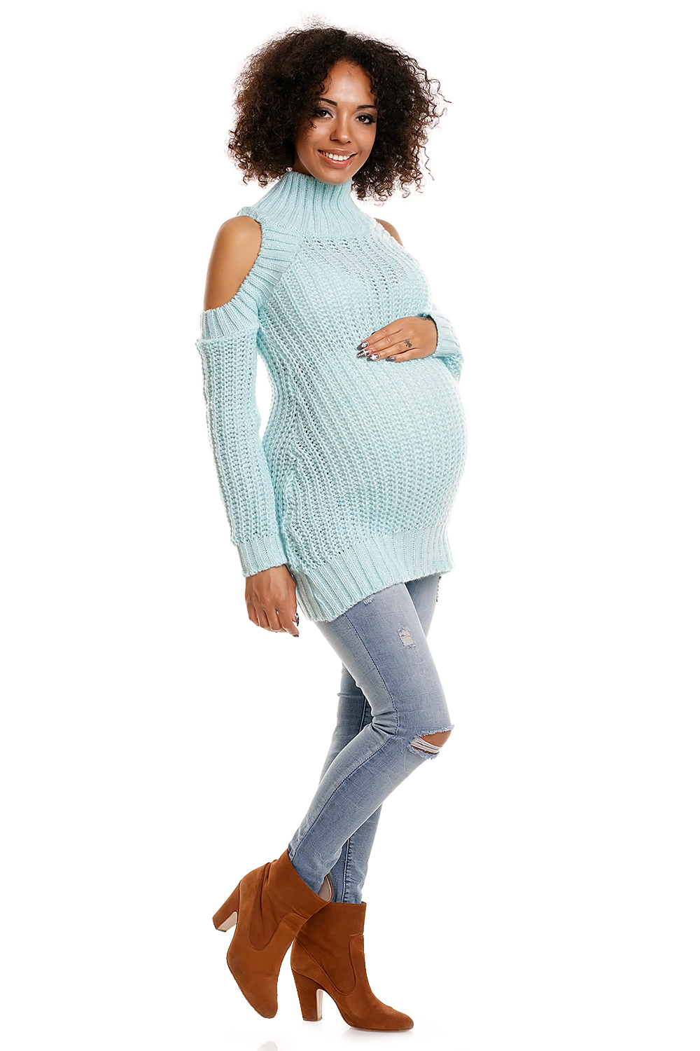 Sweter model 30040C Ice Mint - PeeKaBoo - obrazek 4