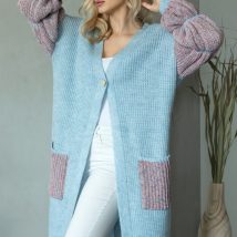 Sweter Kardigan Model 30086 Błękit – PeeKaBoo
