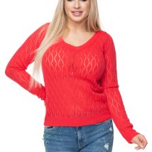 Sweter Damski Model 70018 Coral – PeeKaBoo