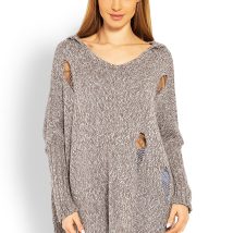 Sweter Damski Model 30055 Cappuccino – PeeKaBoo
