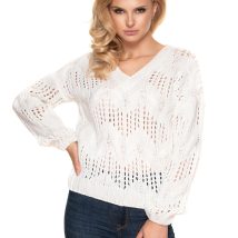 Sweter Damski Model 30076 Cream – PeeKaBoo