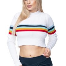 Sweter Damski Model 70015 White – PeeKaBoo