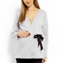 Bluzka Ciążowa Model 1626C Light Grey – PeeKaBoo