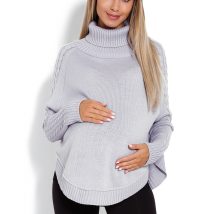 Sweter Ponczo Model 70009C Grey – PeeKaBoo