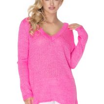 Sweter Damski Model 30067 Neon Pink – PeeKaBoo