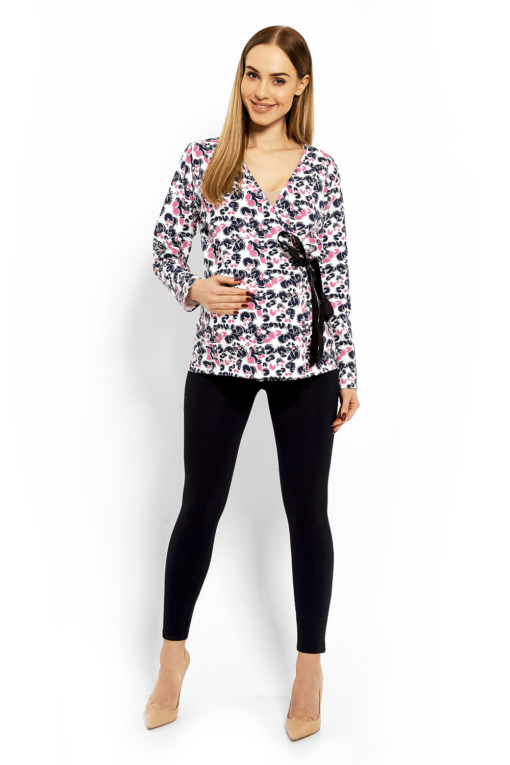 Bluzka Ciążowa Model 1626DC Cleo - PeeKaBoo - obrazek 3