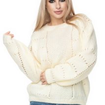 Sweter Damski Model 30059 Cream – PeeKaBoo