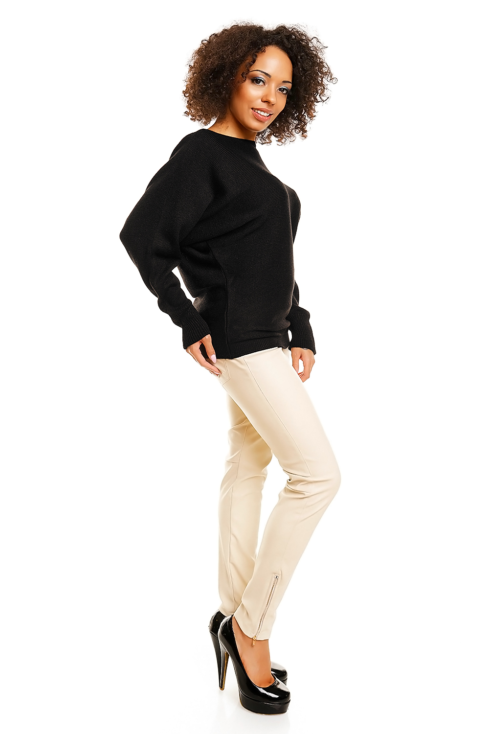 Sweter model 70003 Black - PeeKaBoo - obrazek 4