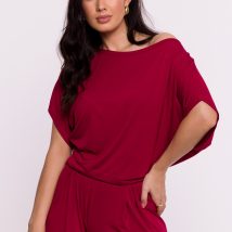 Bluzka Model B287 Bordo – BeWear