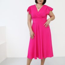 Sukienka Model Lamira Fuksja – Jersa