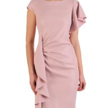 Sukienka Model Nadia Dirty Pink – Jersa