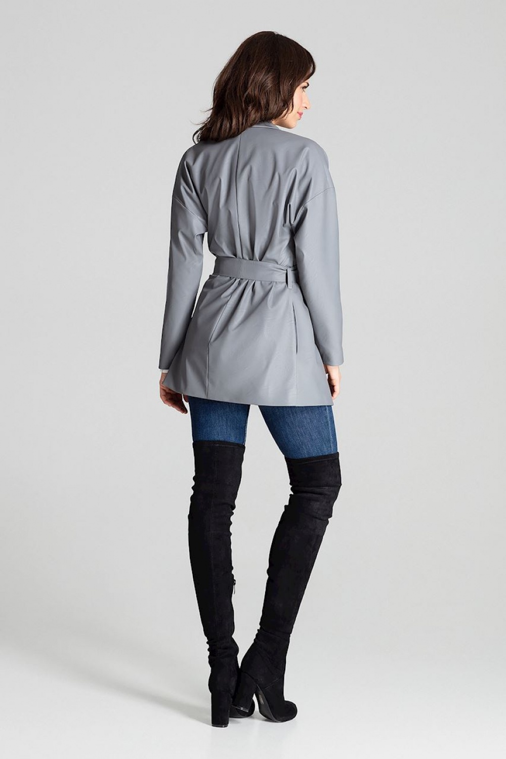 Żakiet Model L074 Grey - Lenitif - obrazek 4