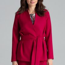 Żakiet Model L061 Bordo – Lenitif