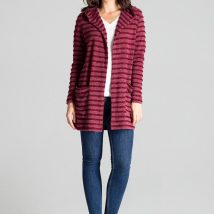 Sweter Kardigan Model L070 Bordo – Lenitif