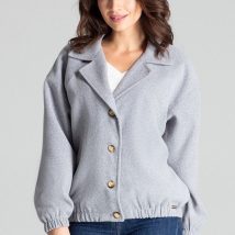 Kurtka Damska Model L075 Grey – Lenitif