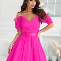 Sukienka Model 307-07 Fuksja – Bicotone