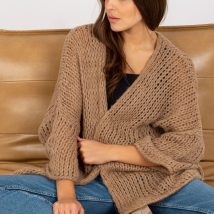 Sweter Damski Model TW-SW-BI-M2202.29X Dark Beige – Och Bella
