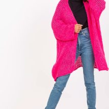 Sweter Kardigan Model TW-SW-BI-M2202.29X Fluo Pink – Och Bella