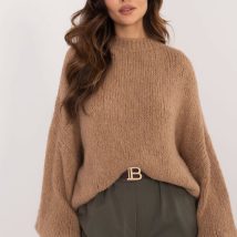 Sweter Damski Model TW-SW-BI-3565.69 Camel – Och Bella