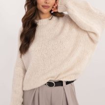 Sweter Damski Model TW-SW-BI-3565.69 Ecru – Och Bella