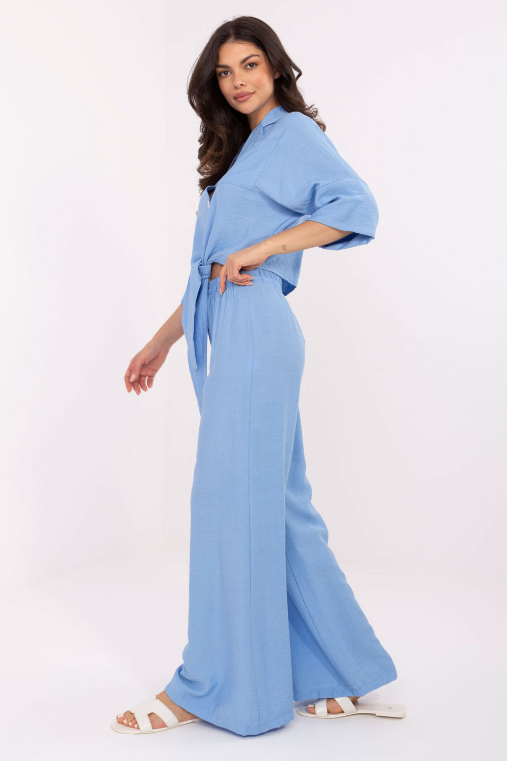 Spodnie Komplet Model TW-KMPL-BI-2469-1.61 Blue - Och Bella - obrazek 3