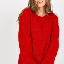 Sweter Damski Model TW-SW-BI-9030.08 Dark Red – Och Bella